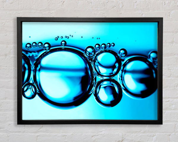 Liquid Bubbles Framed Print