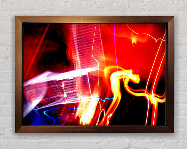 Liquid Dance Framed Print