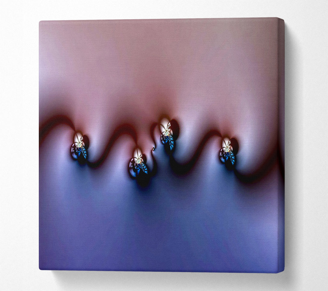  A Canvas Print of Liquid Diamond Canvas Wall Art