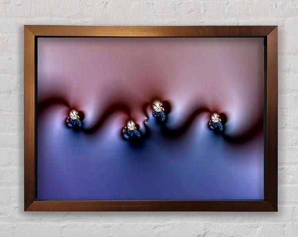 Liquid Diamond Framed Print