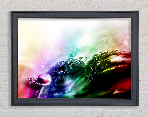 Liquid Diamonds Framed Print