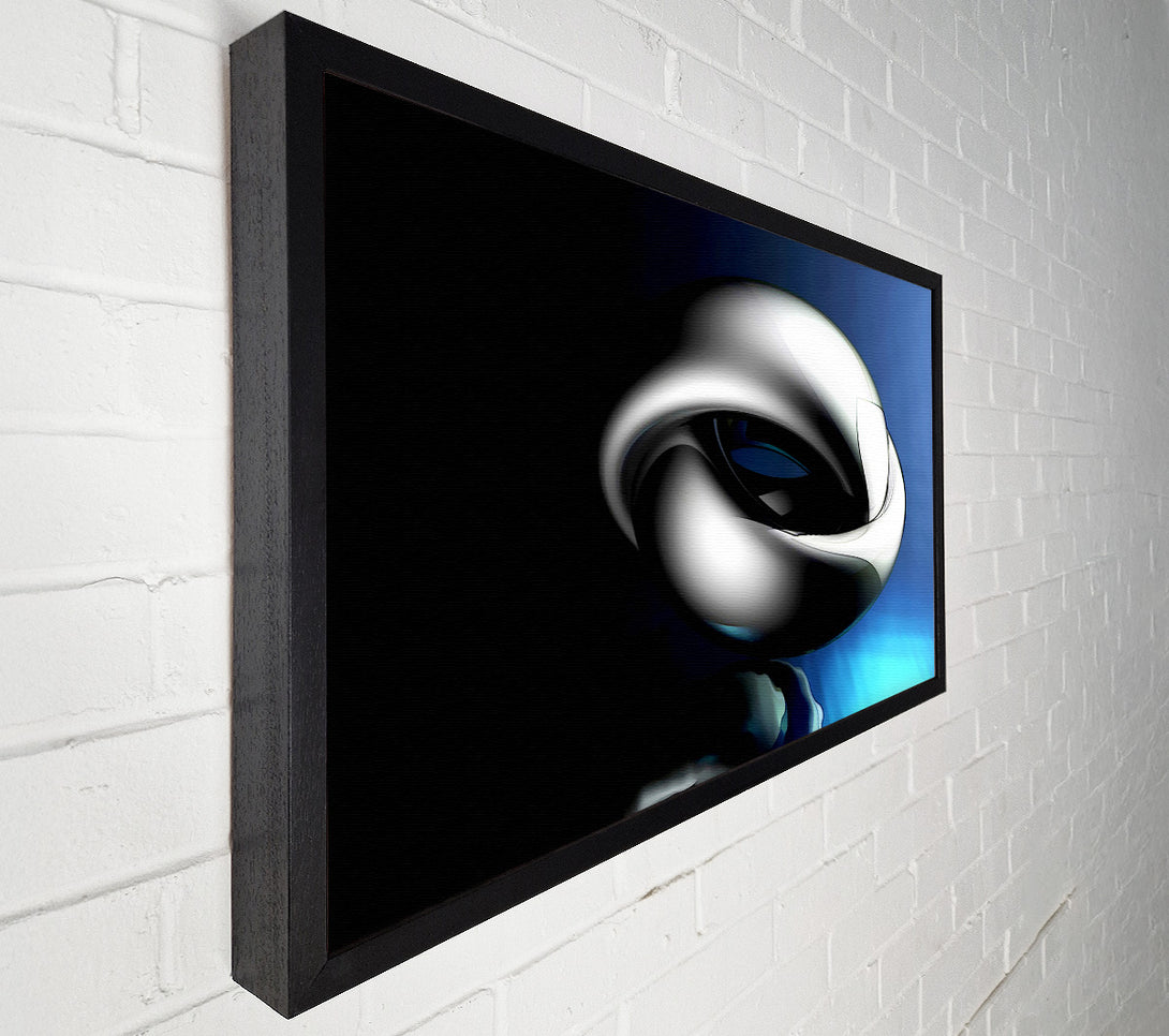  A Canvas Print of Liquid Knot Blue Canvas Art