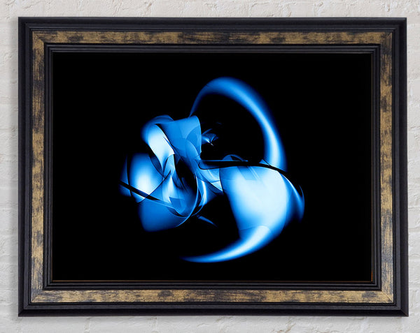 Liquid Metal Framed Print