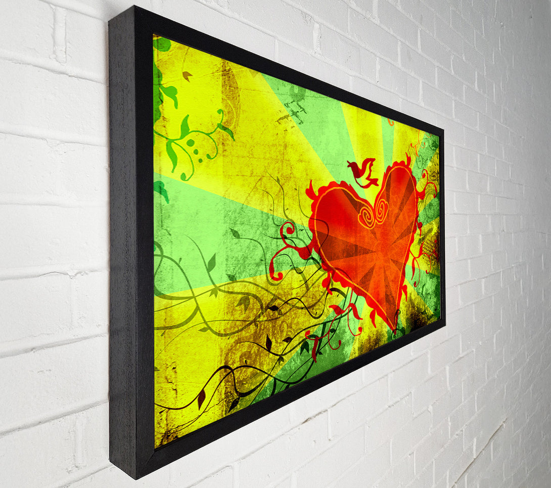  A Canvas Print of Love Of The Heart Canvas Art