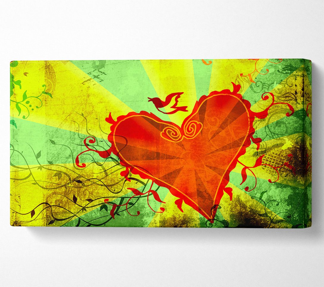  A Canvas Print of Love Of The Heart Canvas Art