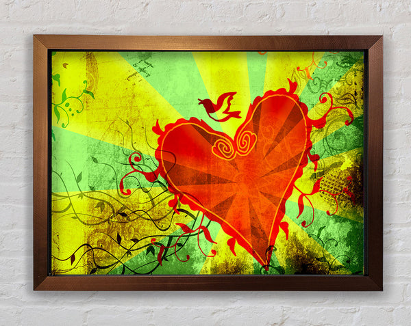 Love Of The Heart Framed Print