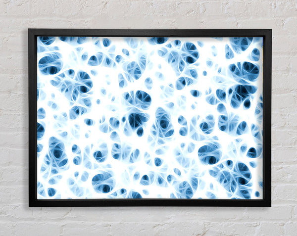 Magic Blue World Framed Print
