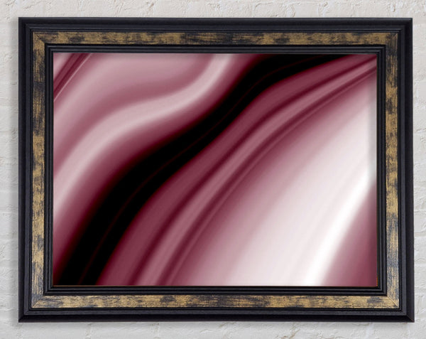Mauve River Framed Print