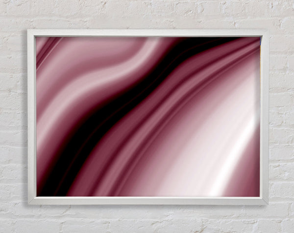 Mauve River Framed Print