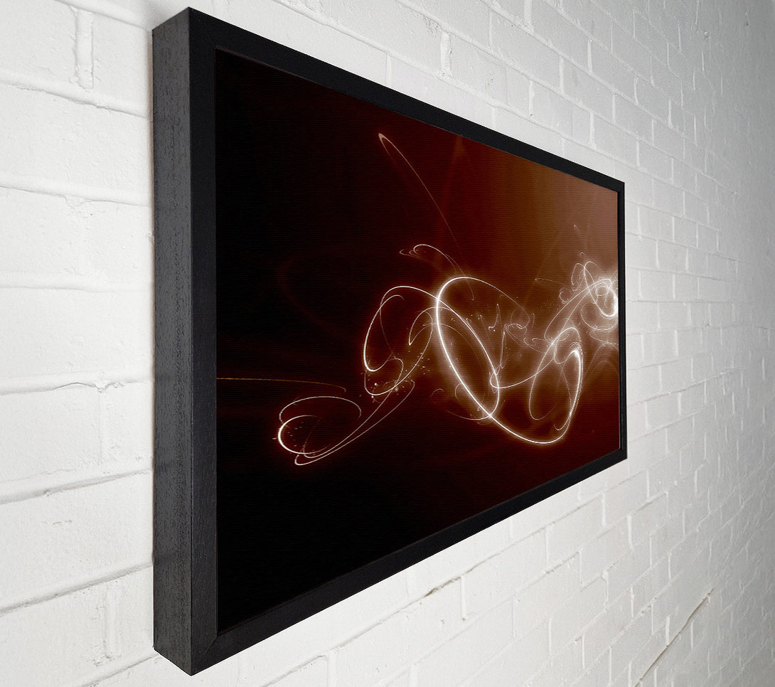  A Canvas Print of Neon Trail Chocolate Canvas Art
