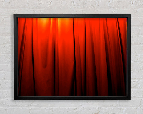 Orange Forest Framed Print