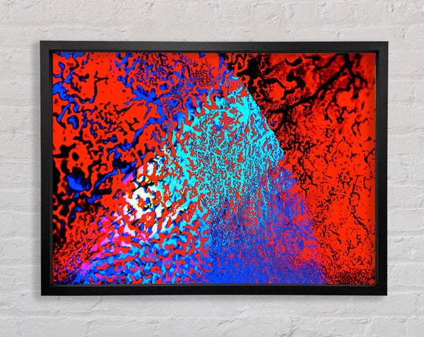 Orange Mase Framed Print