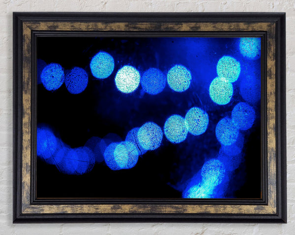Orb Blues Framed Print