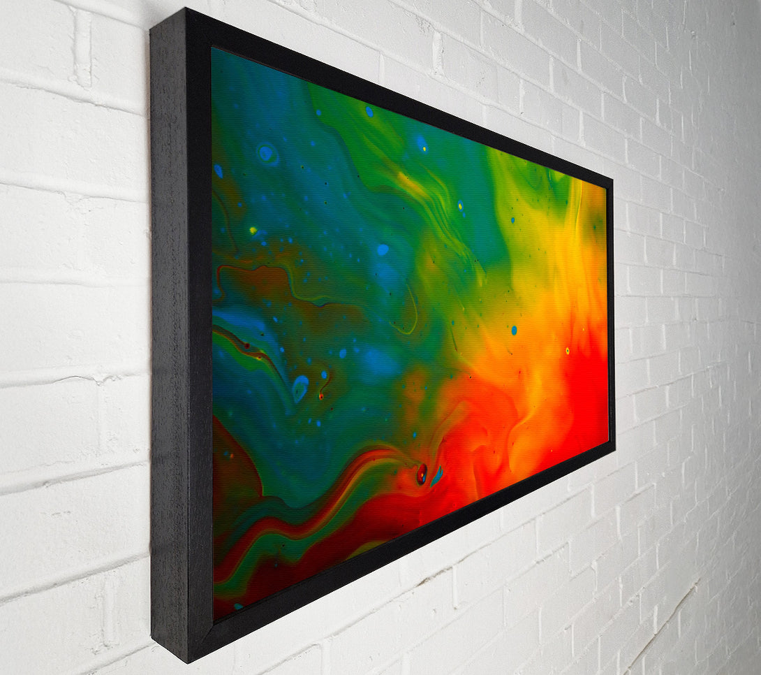  A Canvas Print of Paint Flames Canvas Art