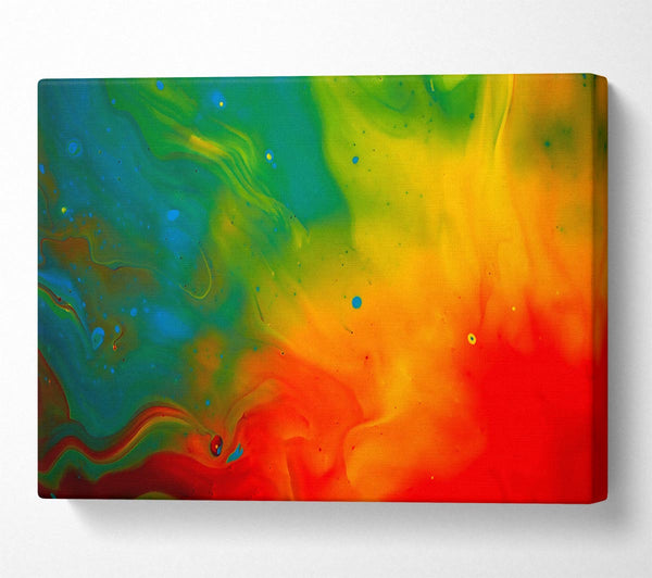  A Canvas Print of Paint Flames Canvas Art