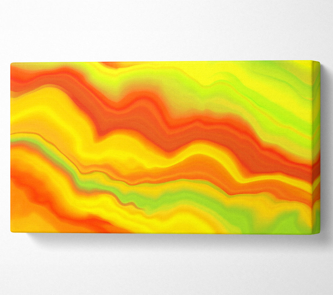 A Canvas Print of Paint Waves Canvas Wall Art