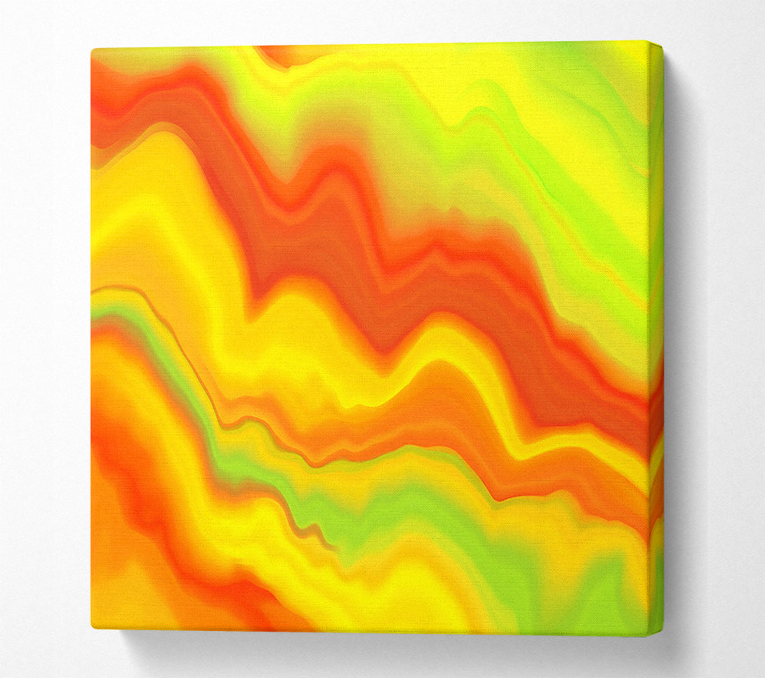  A Canvas Print of Paint Waves Canvas Wall Art