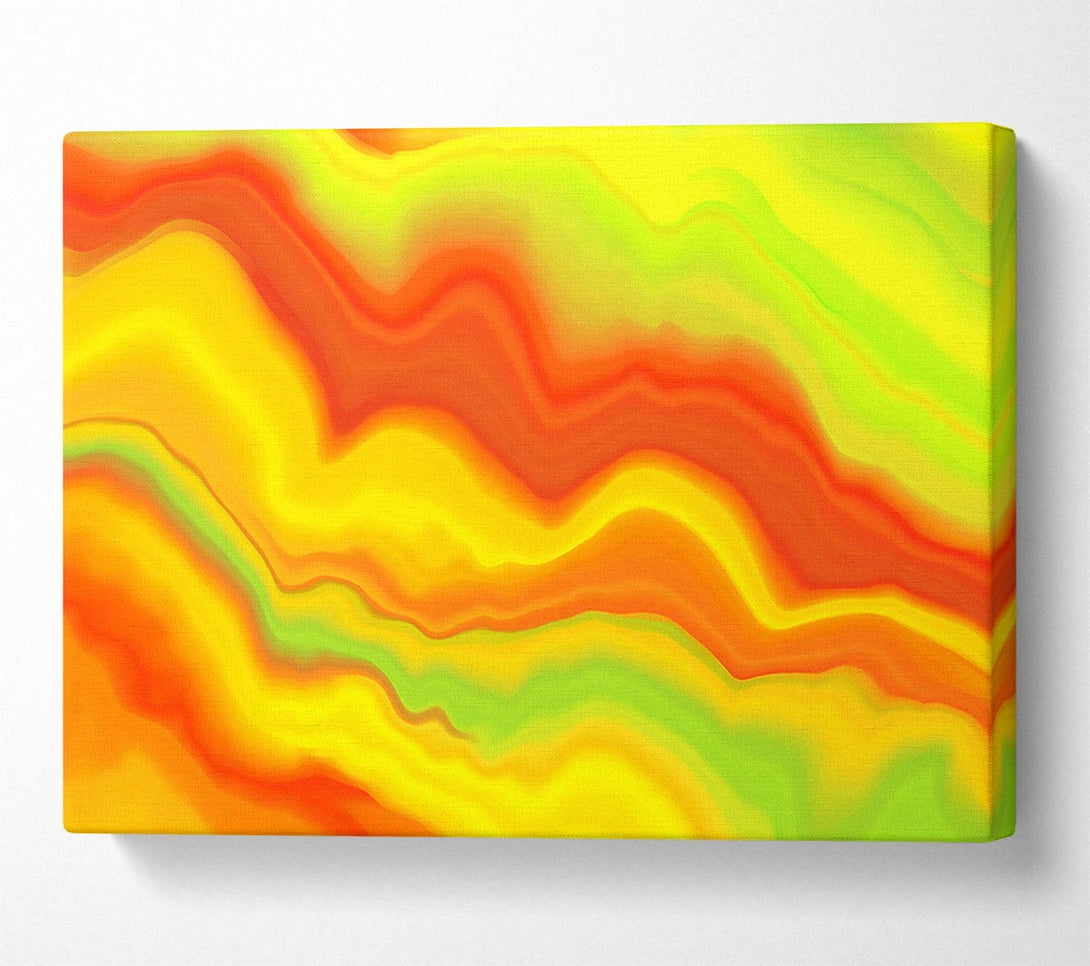  A Canvas Print of Paint Waves Canvas Wall Art