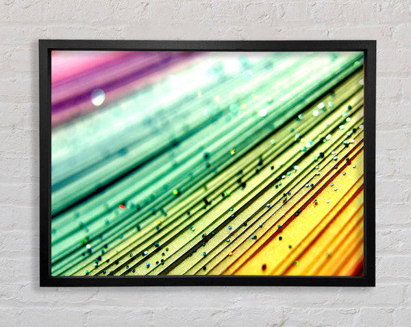 Paper Stars Framed Print