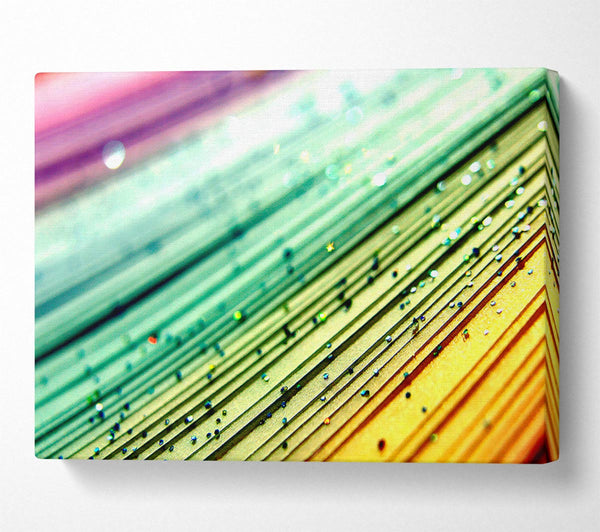  A Canvas Print of Paper Stars Canvas Art