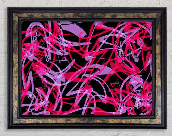 Patterns Of Time Framed Print