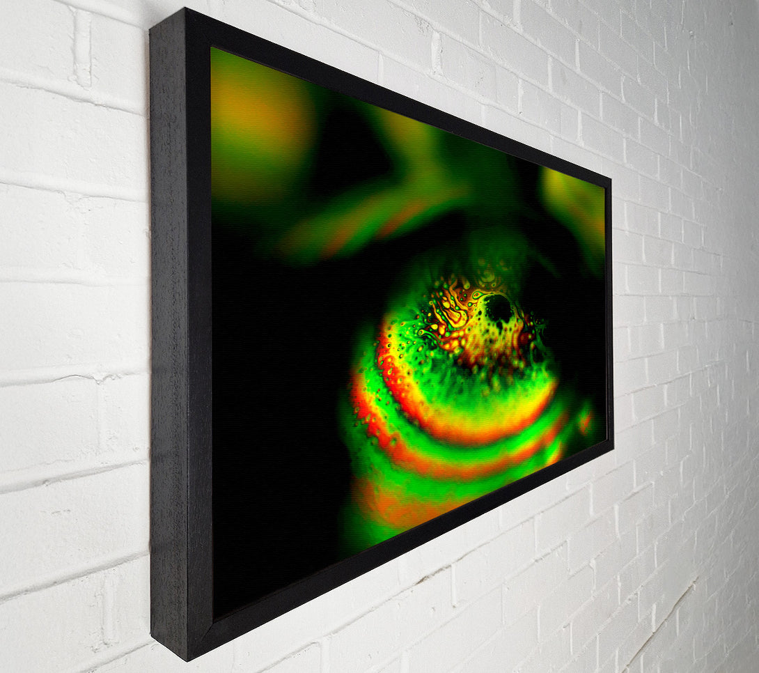  A Canvas Print of Piercing Green Canvas Wall Art