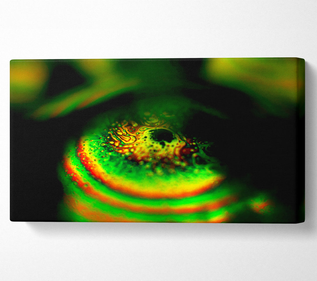  A Canvas Print of Piercing Green Canvas Wall Art