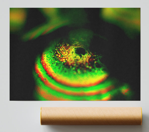 Piercing Green Print