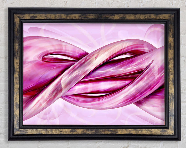 Pink Knots Framed Print