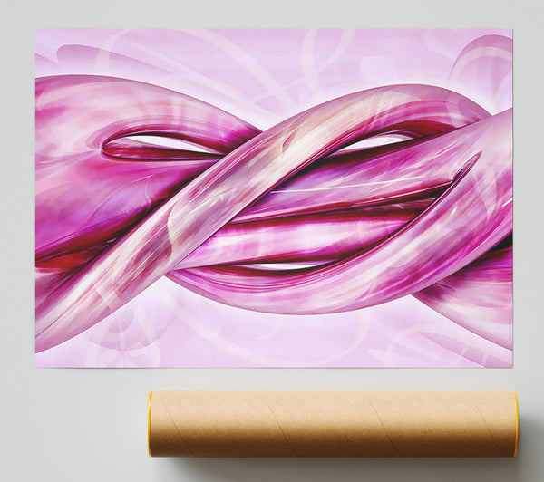 Pink Knots Poster