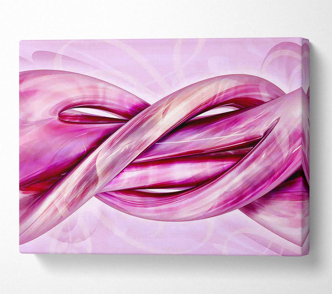  A Canvas Print of Pink Knots Canvas Print