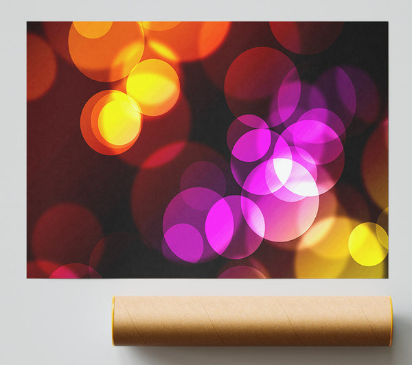 Psychedelic Spotlights Print