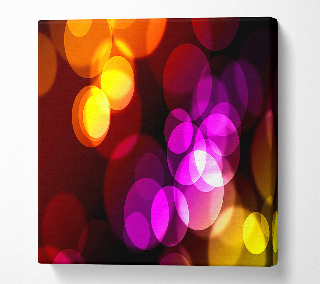  A Canvas Print of Psychedelic Spotlights Canvas Wall Art