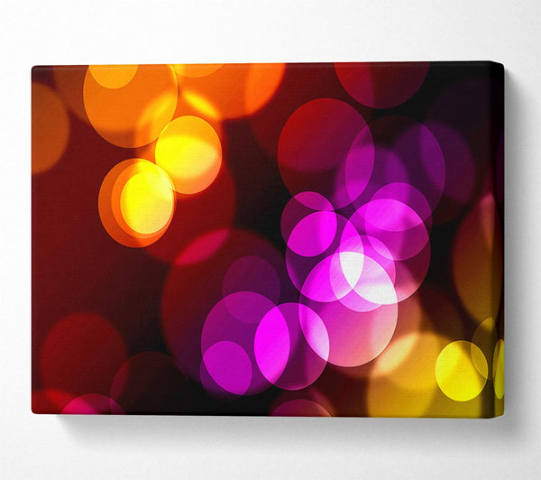  A Canvas Print of Psychedelic Spotlights Canvas Wall Art