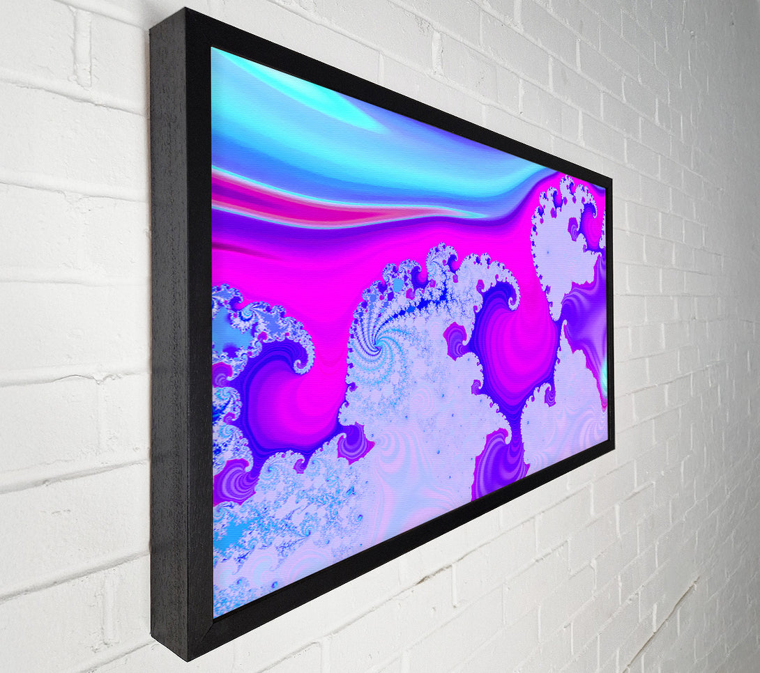  A Canvas Print of Psychedelic Wave Canvas Wall Art