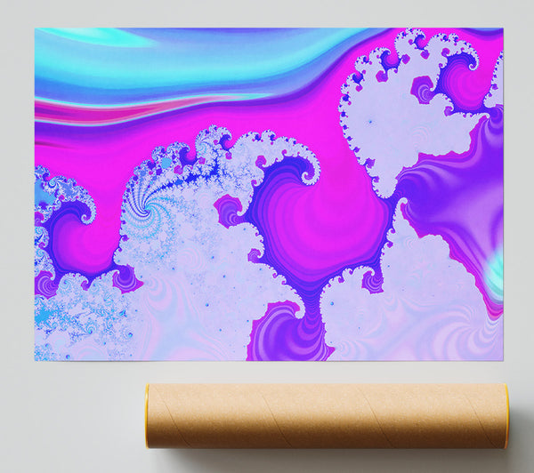 Psychedelic Wave Print