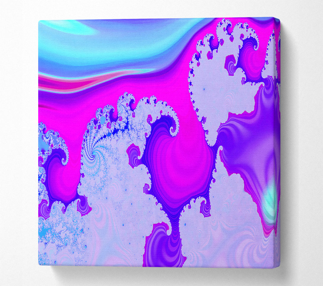  A Canvas Print of Psychedelic Wave Canvas Wall Art