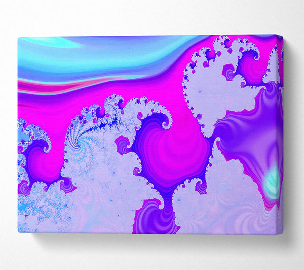  A Canvas Print of Psychedelic Wave Canvas Wall Art