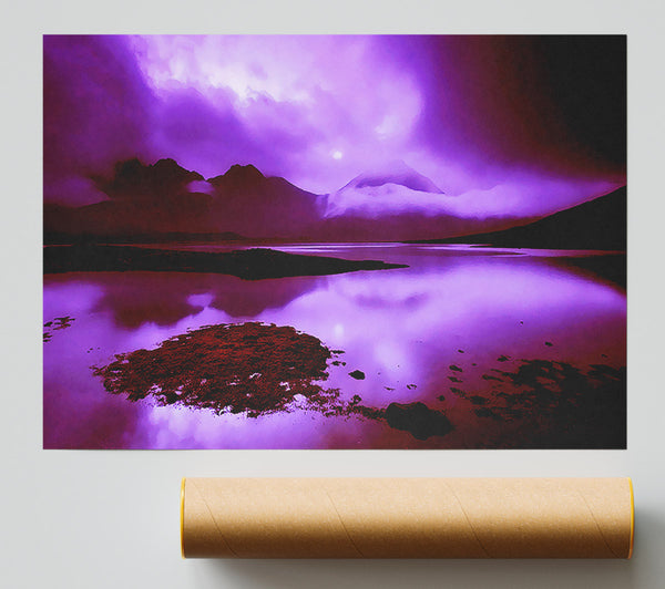 Purple Loch Dusk Print