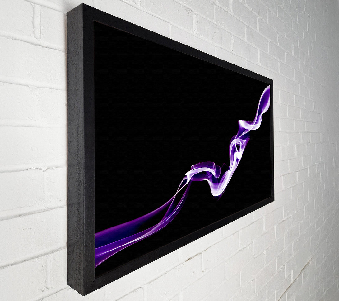  A Canvas Print of Purple Silk Canvas Print