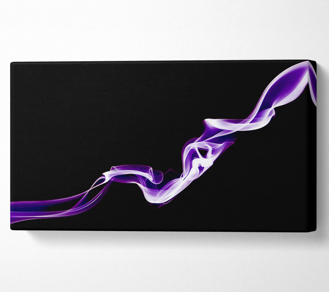  A Canvas Print of Purple Silk Canvas Print
