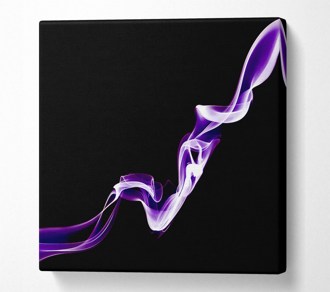  A Canvas Print of Purple Silk Canvas Print