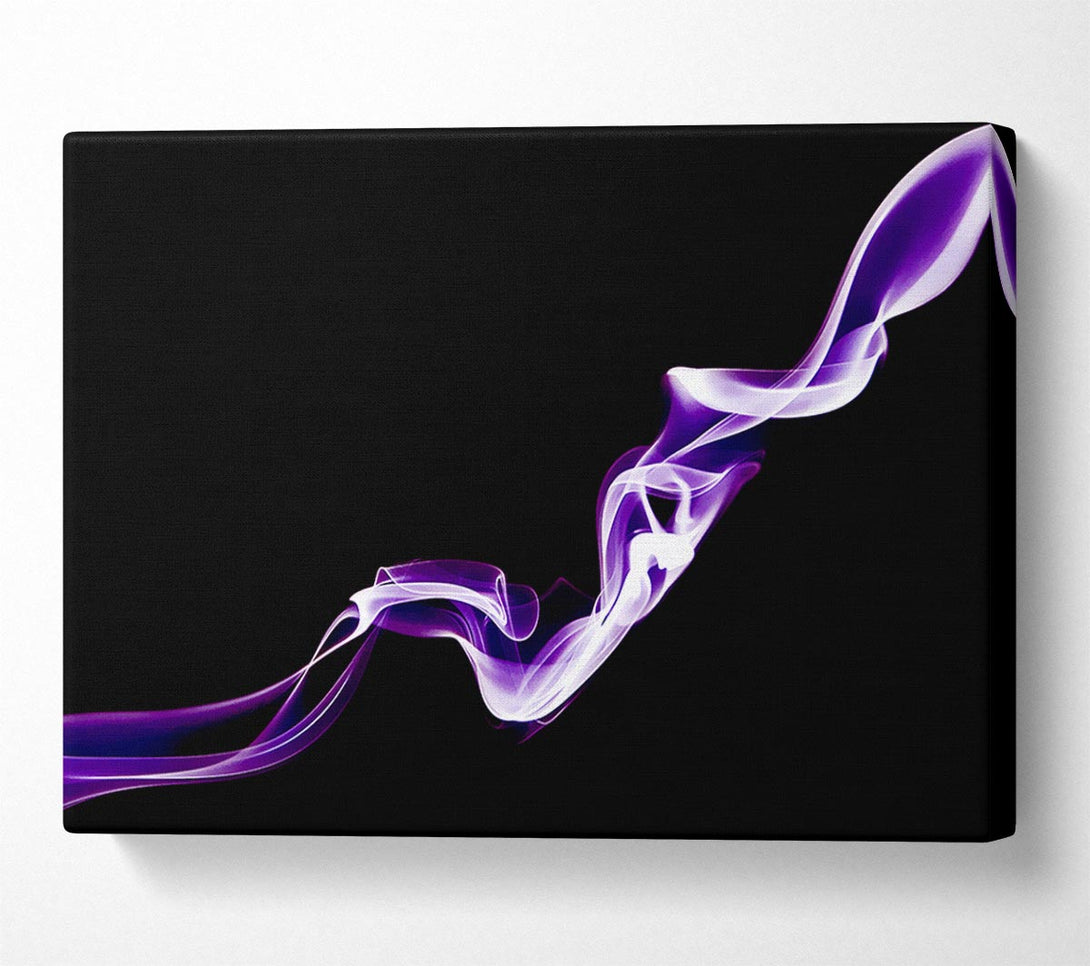  A Canvas Print of Purple Silk Canvas Print