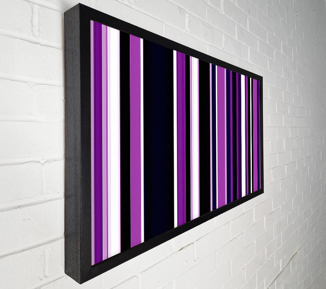  A Canvas Print of Purple Stripes Canvas Print