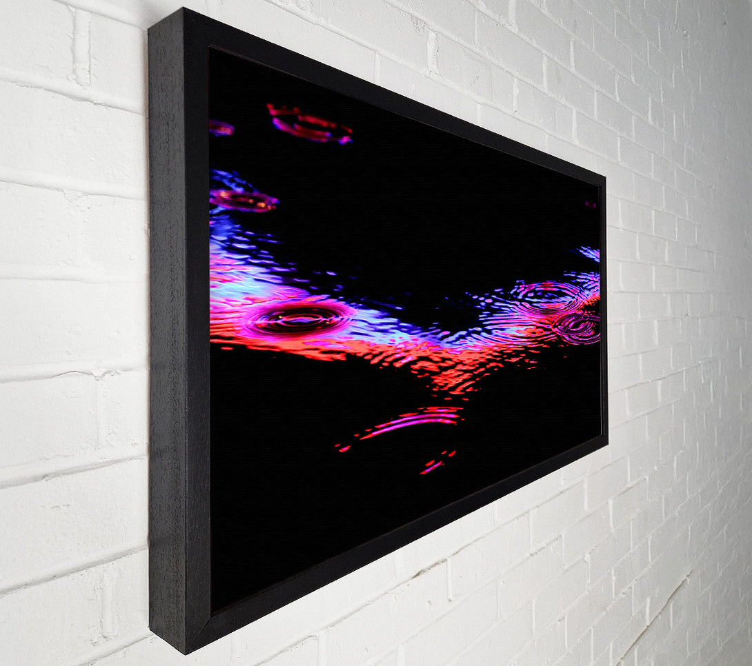  A Canvas Print of Rain Colorful Canvas Art