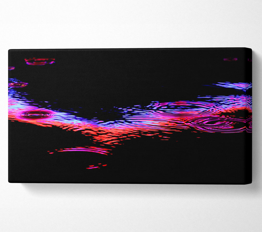  A Canvas Print of Rain Colorful Canvas Art
