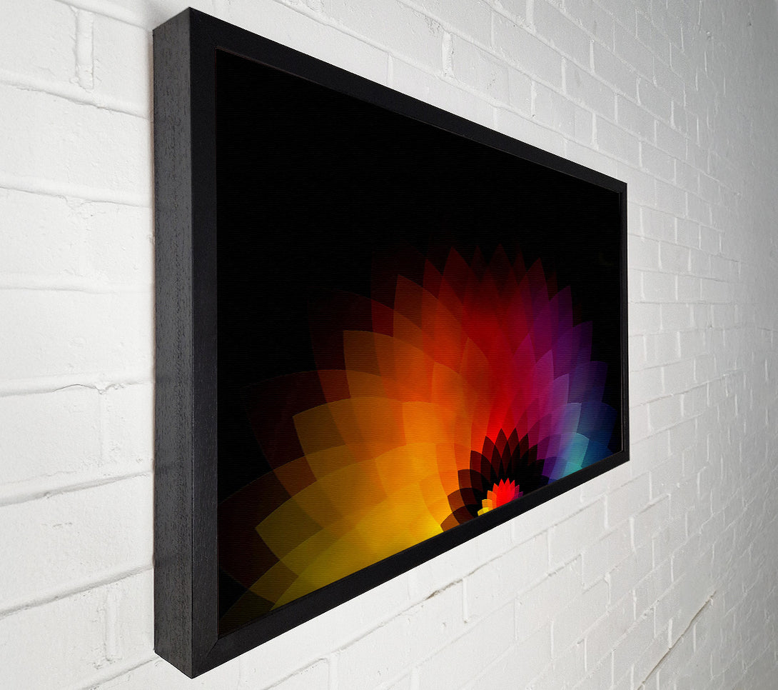  A Canvas Print of Rainbow Pyramids Canvas Wall Art