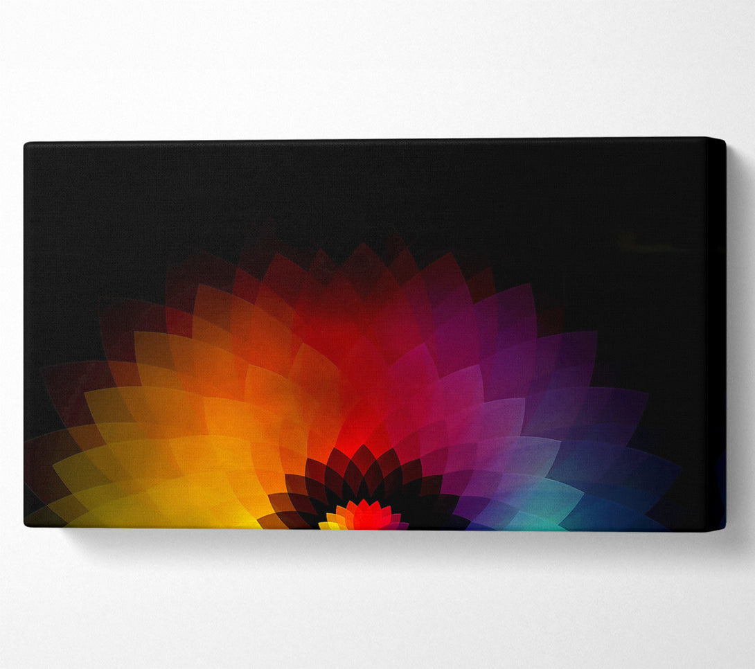  A Canvas Print of Rainbow Pyramids Canvas Wall Art