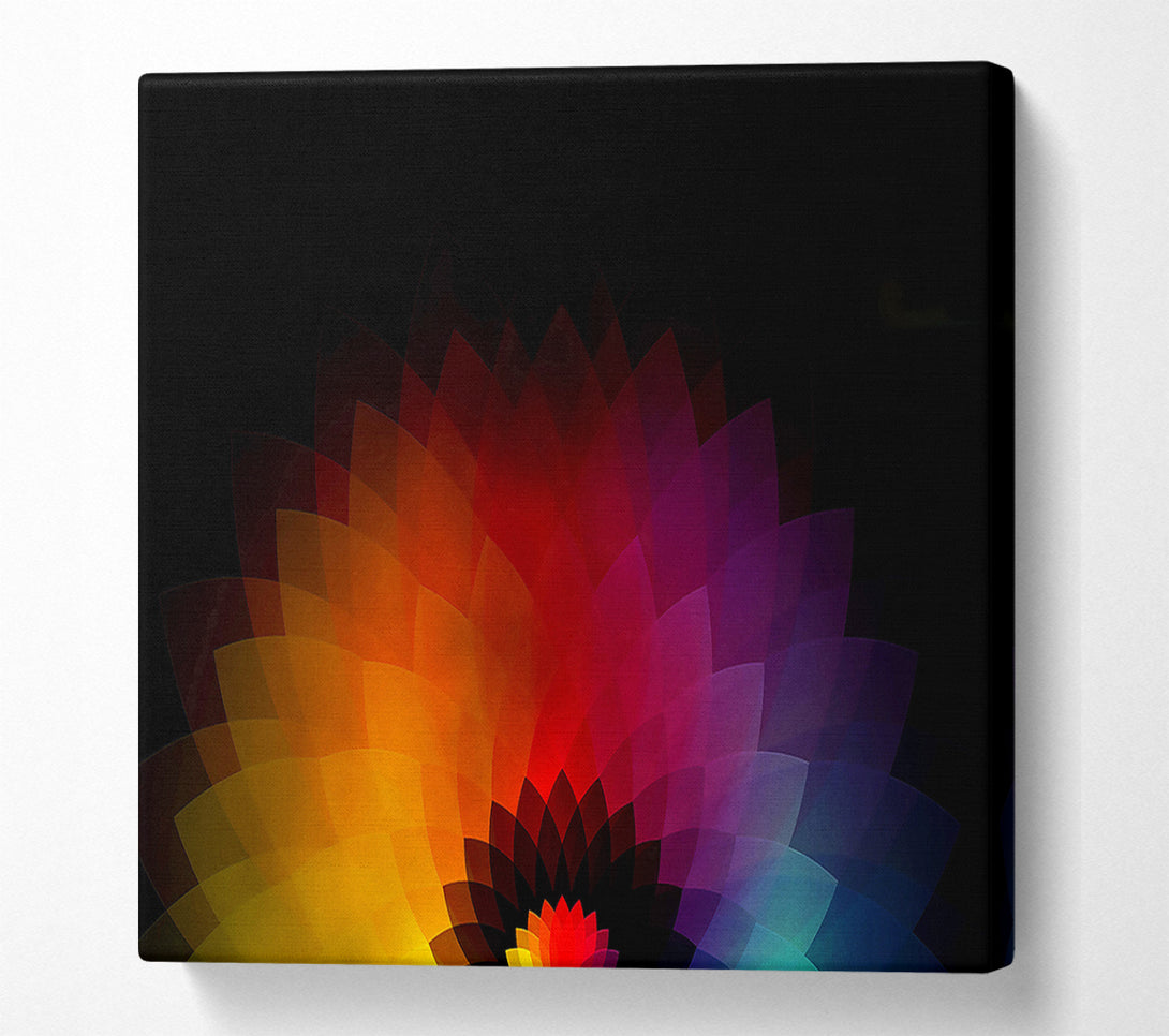  A Canvas Print of Rainbow Pyramids Canvas Wall Art