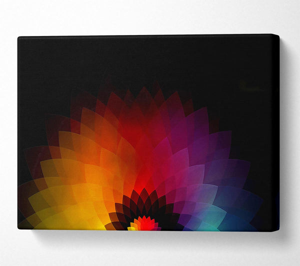  A Canvas Print of Rainbow Pyramids Canvas Wall Art